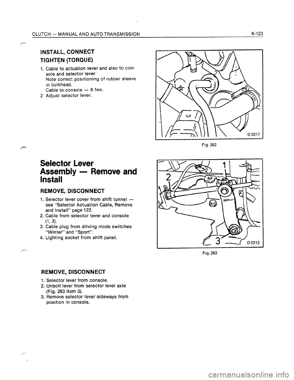 OPEL KADETT 1991  Electronic Workshop Manual Downloaded from www.Manualslib.com manuals search engine   