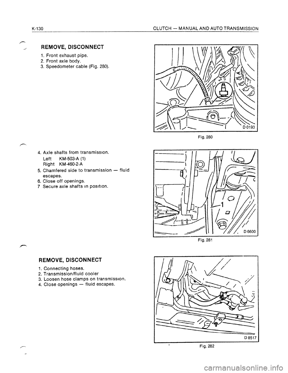 OPEL KADETT 1991  Electronic Workshop Manual Downloaded from www.Manualslib.com manuals search engine   