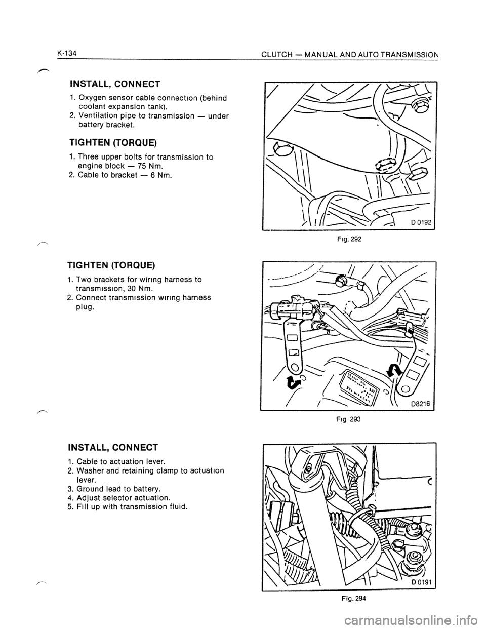 OPEL KADETT 1991  Electronic Workshop Manual Downloaded from www.Manualslib.com manuals search engine   