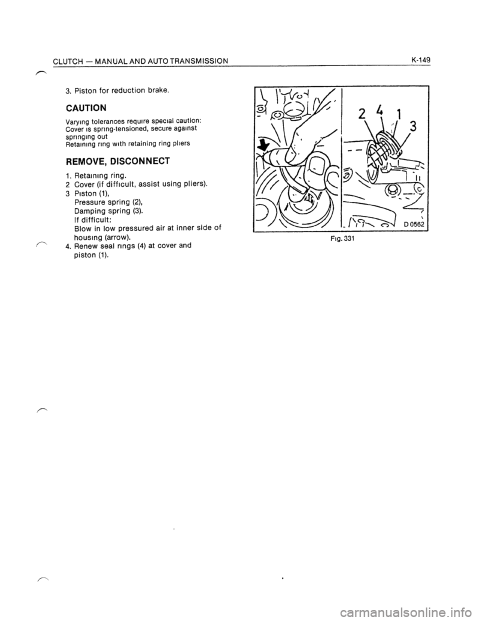OPEL KADETT 1991  Electronic Workshop Manual Downloaded from www.Manualslib.com manuals search engine   
