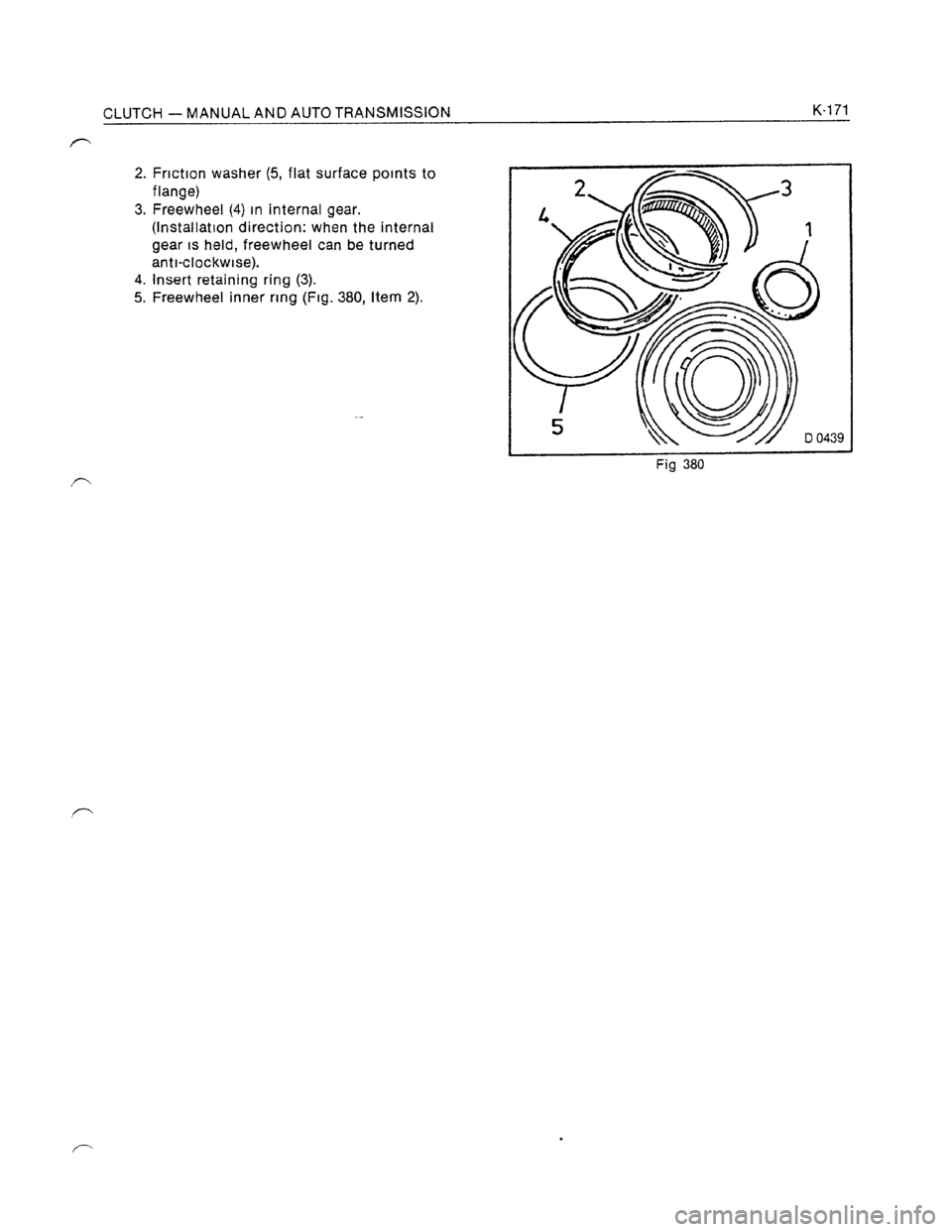 OPEL KADETT 1991  Electronic Workshop Manual Downloaded from www.Manualslib.com manuals search engine   