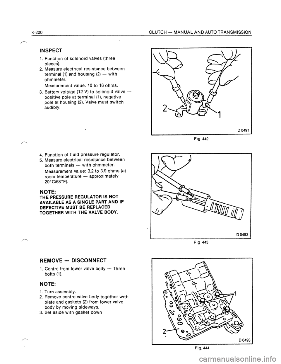 OPEL KADETT 1991  Electronic Workshop Manual Downloaded from www.Manualslib.com manuals search engine   