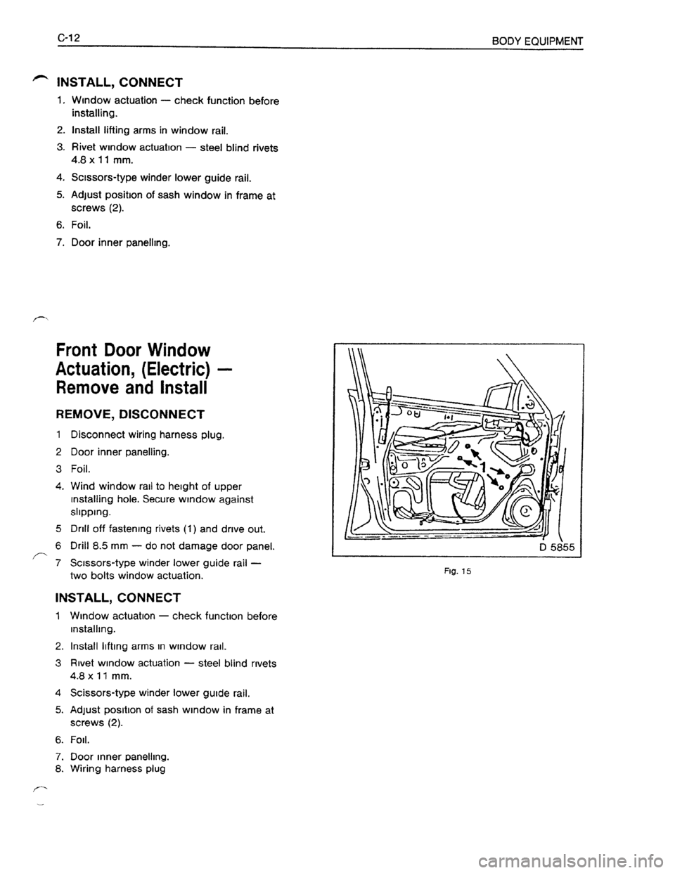 OPEL KADETT 1991 Electronic Manual Online Downloaded from www.Manualslib.com manuals search engine OPEL KADETT 1991 Electronic Manual Online Downloaded from www.Manualslib.com manuals search engine