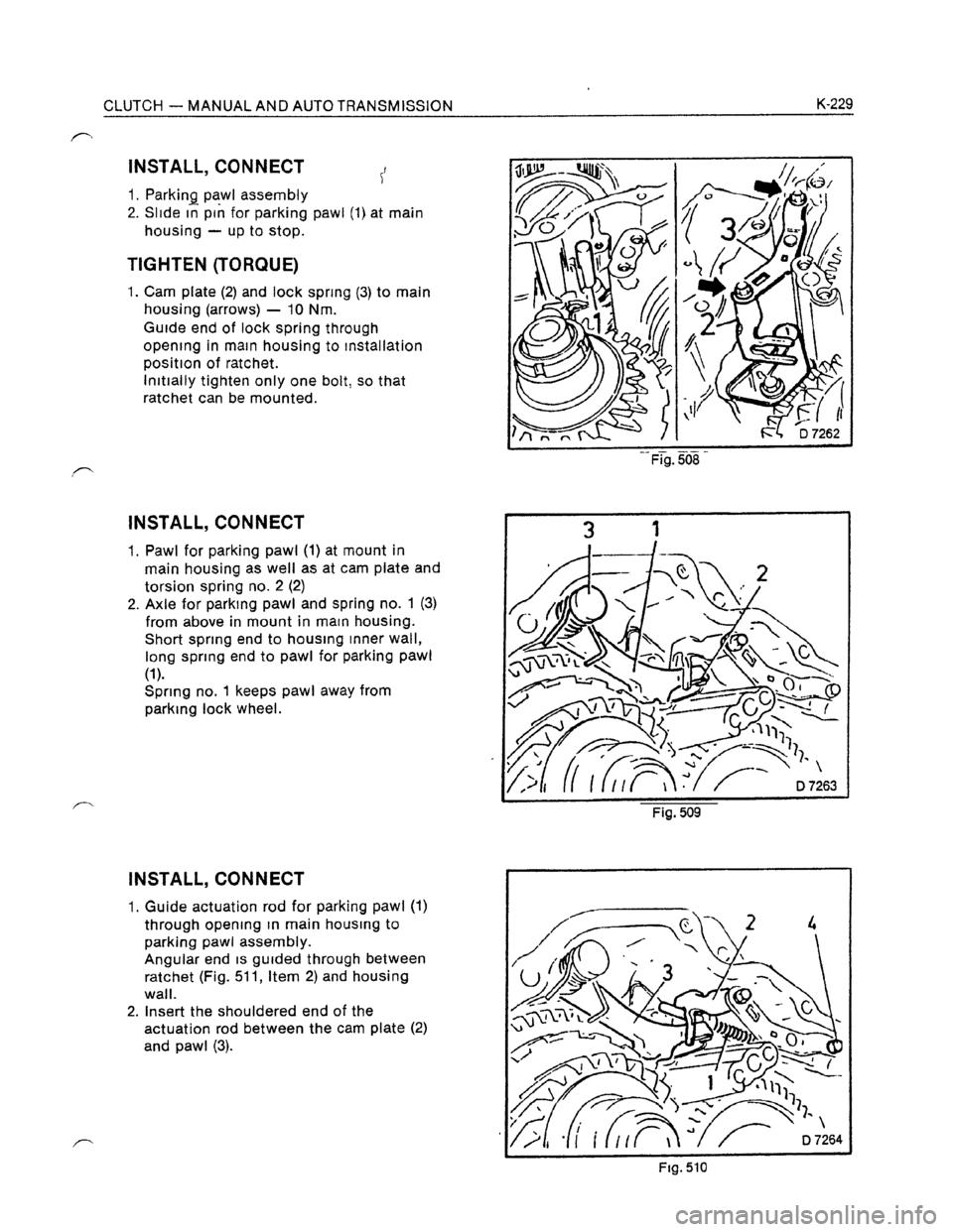 OPEL KADETT 1991  Electronic Workshop Manual Downloaded from www.Manualslib.com manuals search engine   