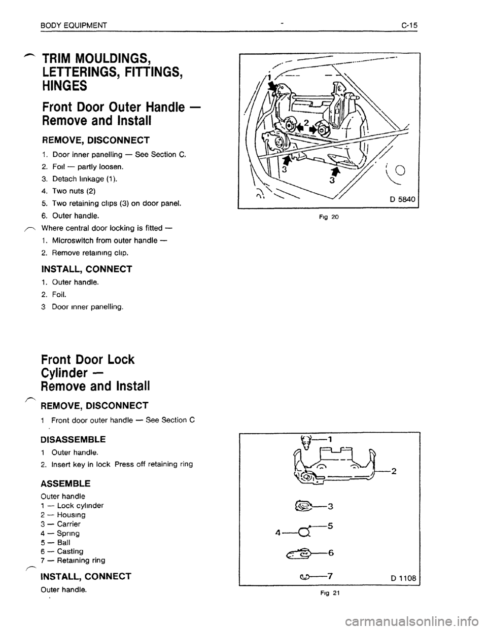 OPEL KADETT 1991 Electronic Manual Online Downloaded from www.Manualslib.com manuals search engine OPEL KADETT 1991 Electronic Manual Online Downloaded from www.Manualslib.com manuals search engine