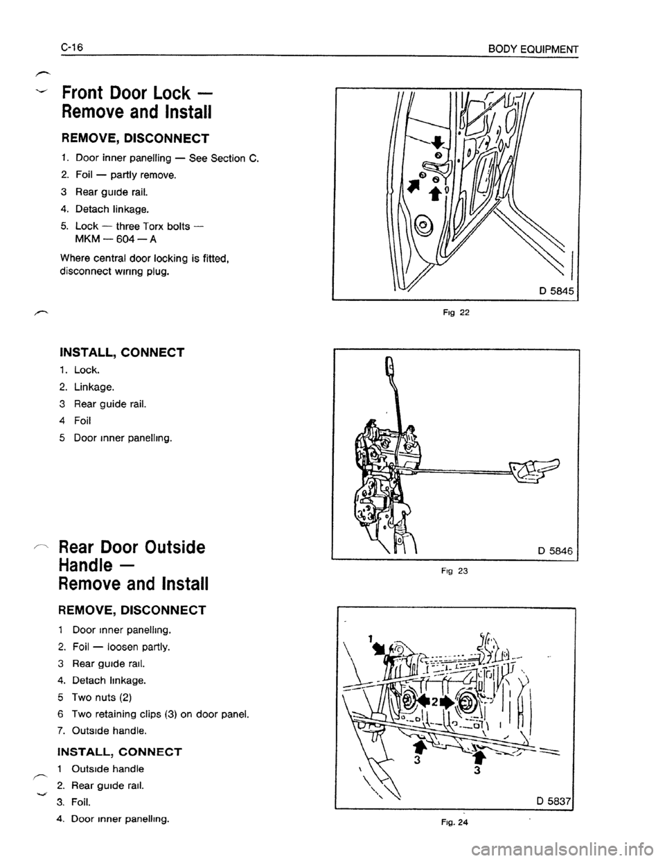 OPEL KADETT 1991 Electronic Manual Online Downloaded from www.Manualslib.com manuals search engine OPEL KADETT 1991 Electronic Manual Online Downloaded from www.Manualslib.com manuals search engine