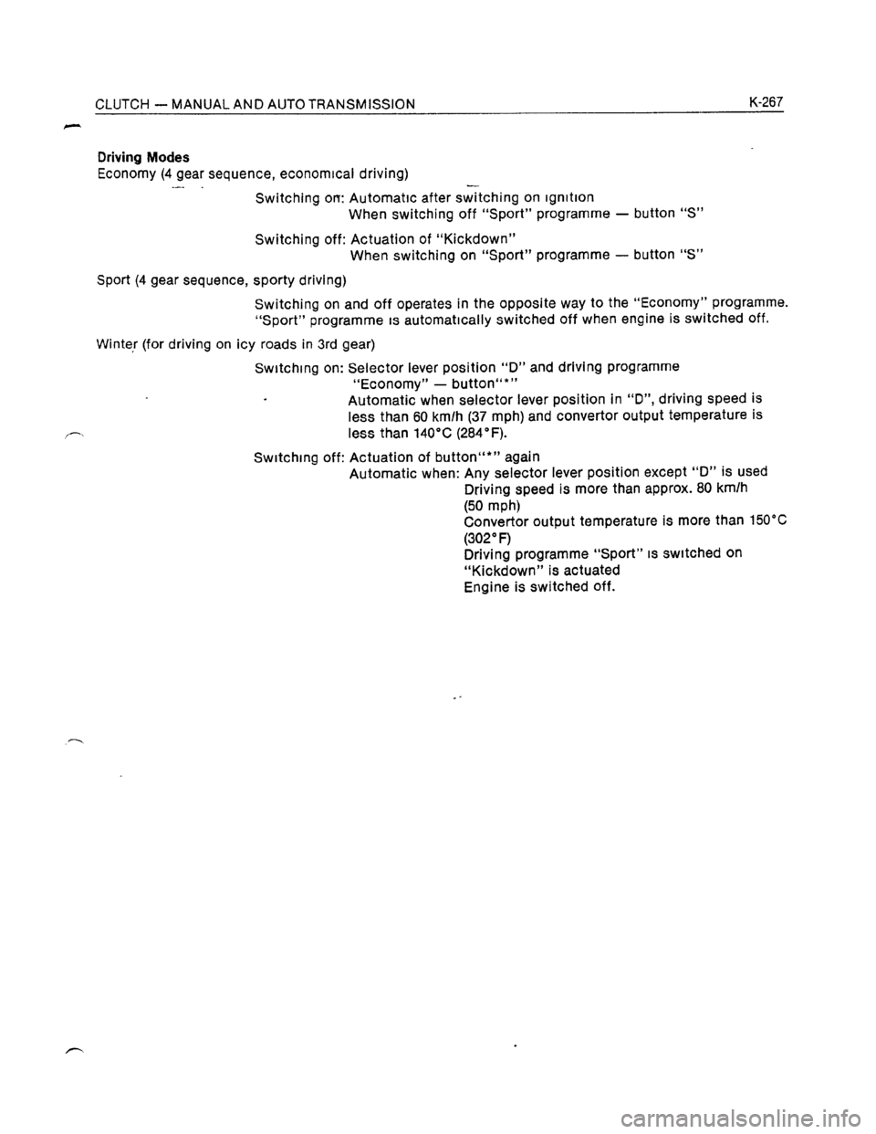 OPEL KADETT 1991 Electronic Workshop Manual Downloaded from www.Manualslib.com manuals search engine OPEL KADETT 1991 Electronic Workshop Manual Downloaded from www.Manualslib.com manuals search engine