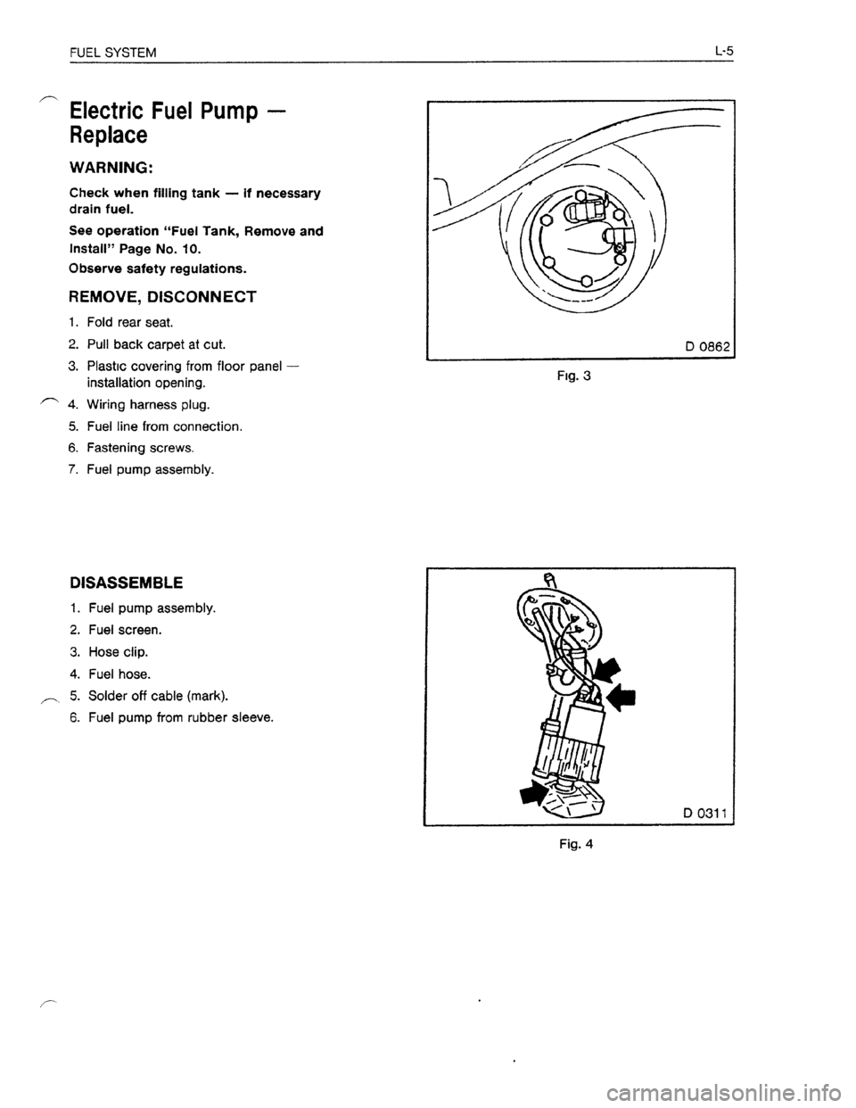 OPEL KADETT 1991 Electronic Workshop Manual Downloaded from www.Manualslib.com manuals search engine OPEL KADETT 1991 Electronic Workshop Manual Downloaded from www.Manualslib.com manuals search engine