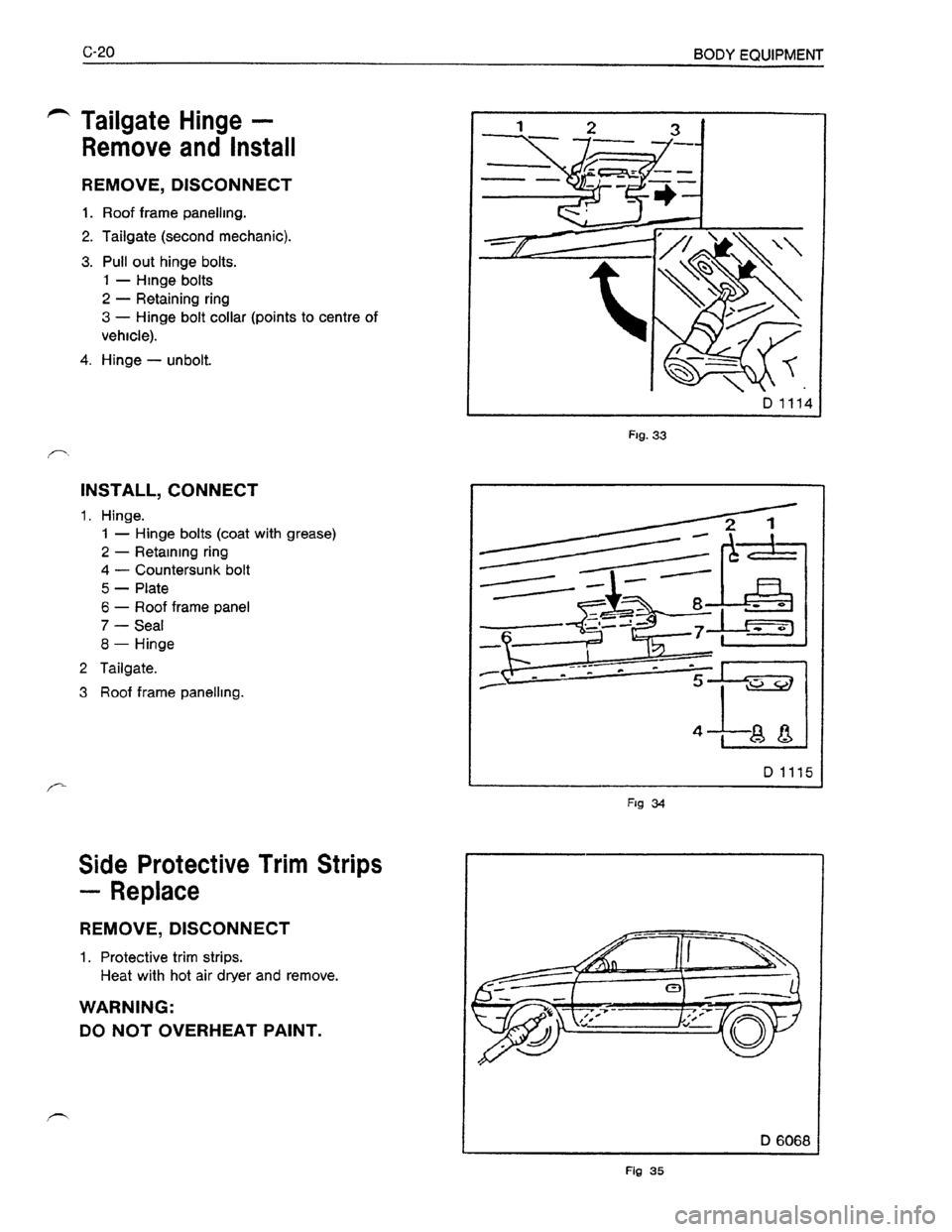 OPEL KADETT 1991 Electronic Manual Online Downloaded from www.Manualslib.com manuals search engine OPEL KADETT 1991 Electronic Manual Online Downloaded from www.Manualslib.com manuals search engine