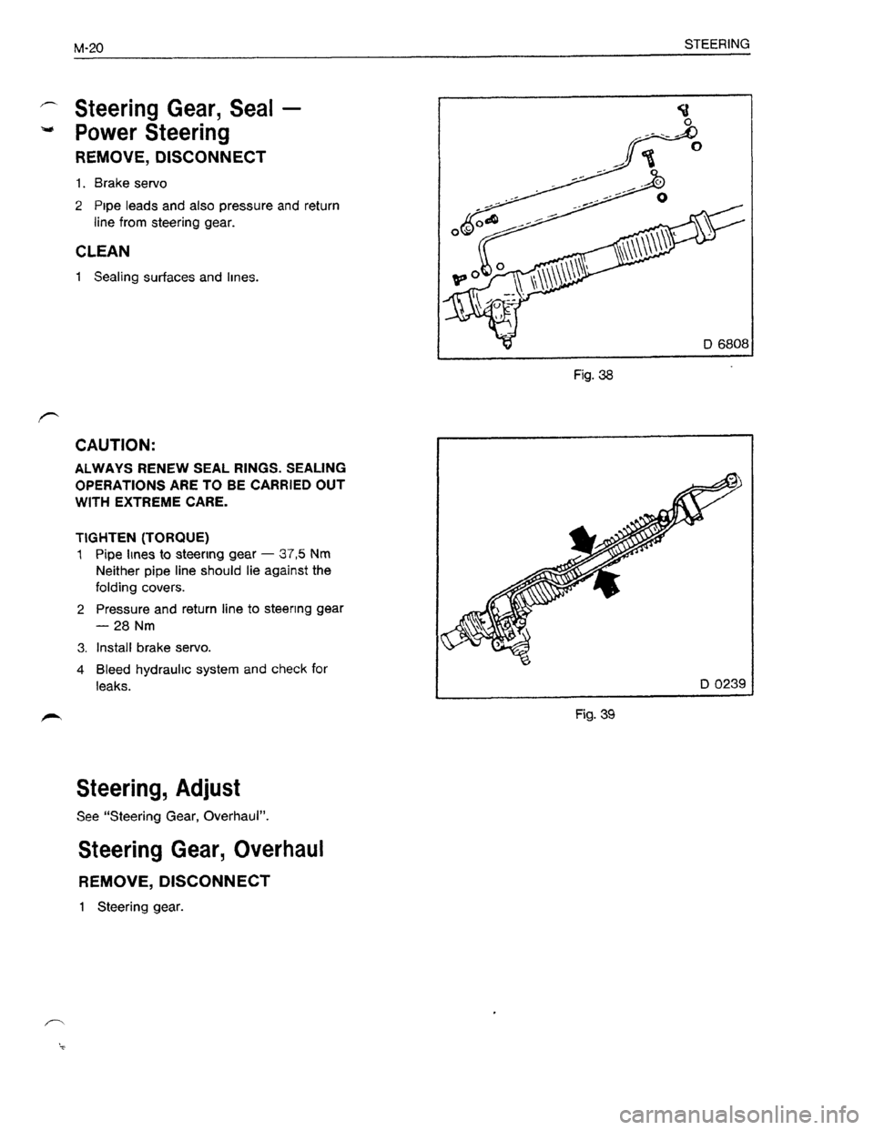 OPEL KADETT 1991  Electronic Workshop Manual Downloaded from www.Manualslib.com manuals search engine   