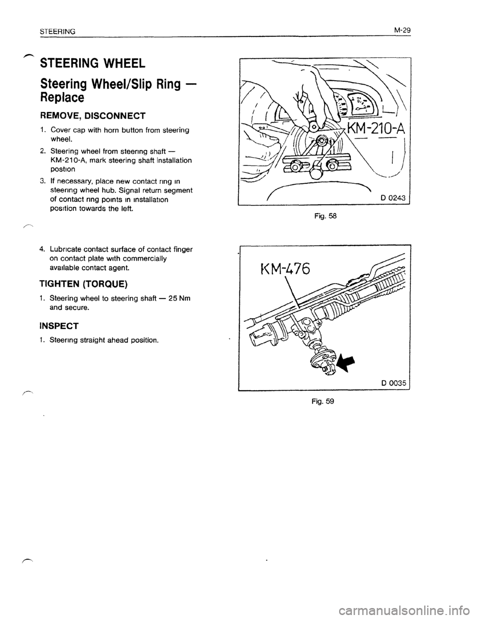 OPEL KADETT 1991  Electronic Workshop Manual Downloaded from www.Manualslib.com manuals search engine   