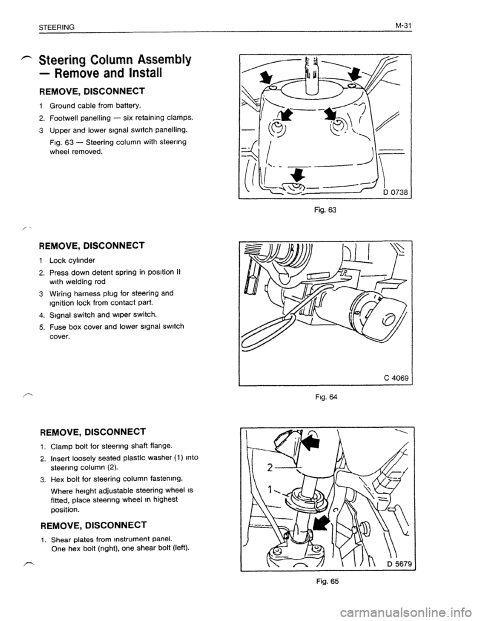 OPEL KADETT 1991  Electronic Workshop Manual Downloaded from www.Manualslib.com manuals search engine   
