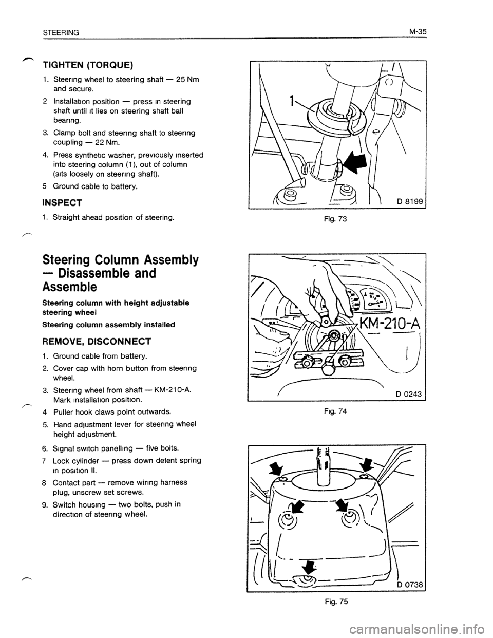 OPEL KADETT 1991  Electronic Workshop Manual Downloaded from www.Manualslib.com manuals search engine   