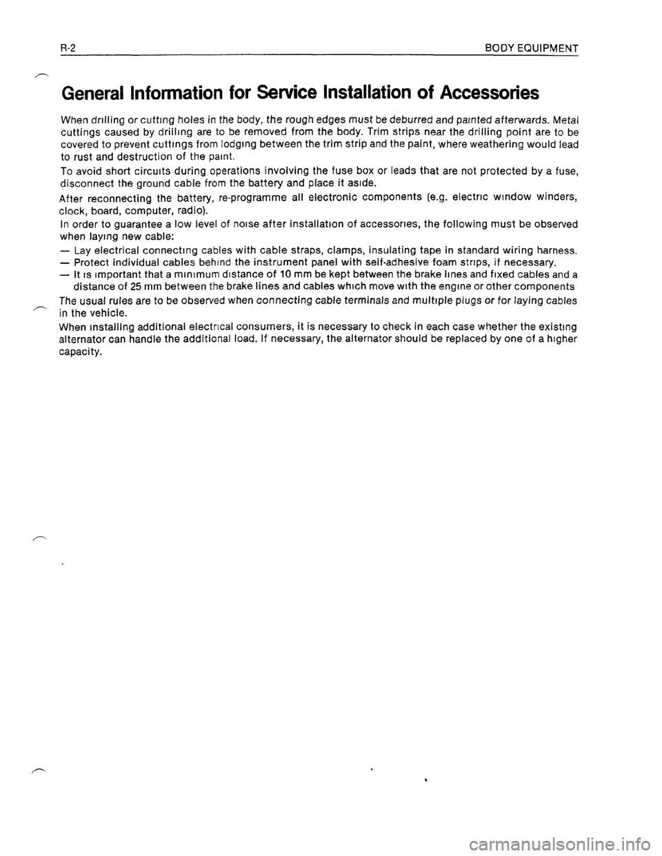OPEL KADETT 1991  Electronic Workshop Manual Downloaded from www.Manualslib.com manuals search engine   