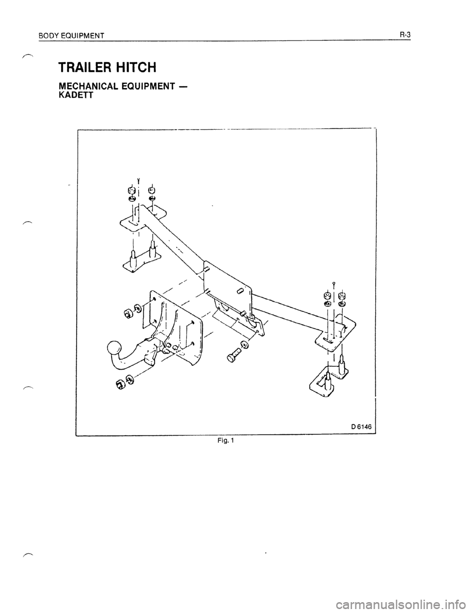 OPEL KADETT 1991  Electronic Workshop Manual Downloaded from www.Manualslib.com manuals search engine   
