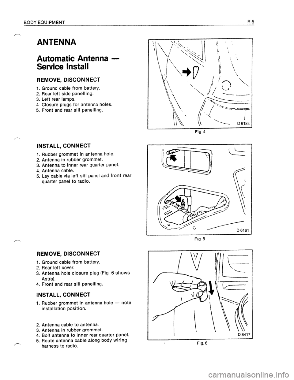 OPEL KADETT 1991  Electronic Workshop Manual Downloaded from www.Manualslib.com manuals search engine   