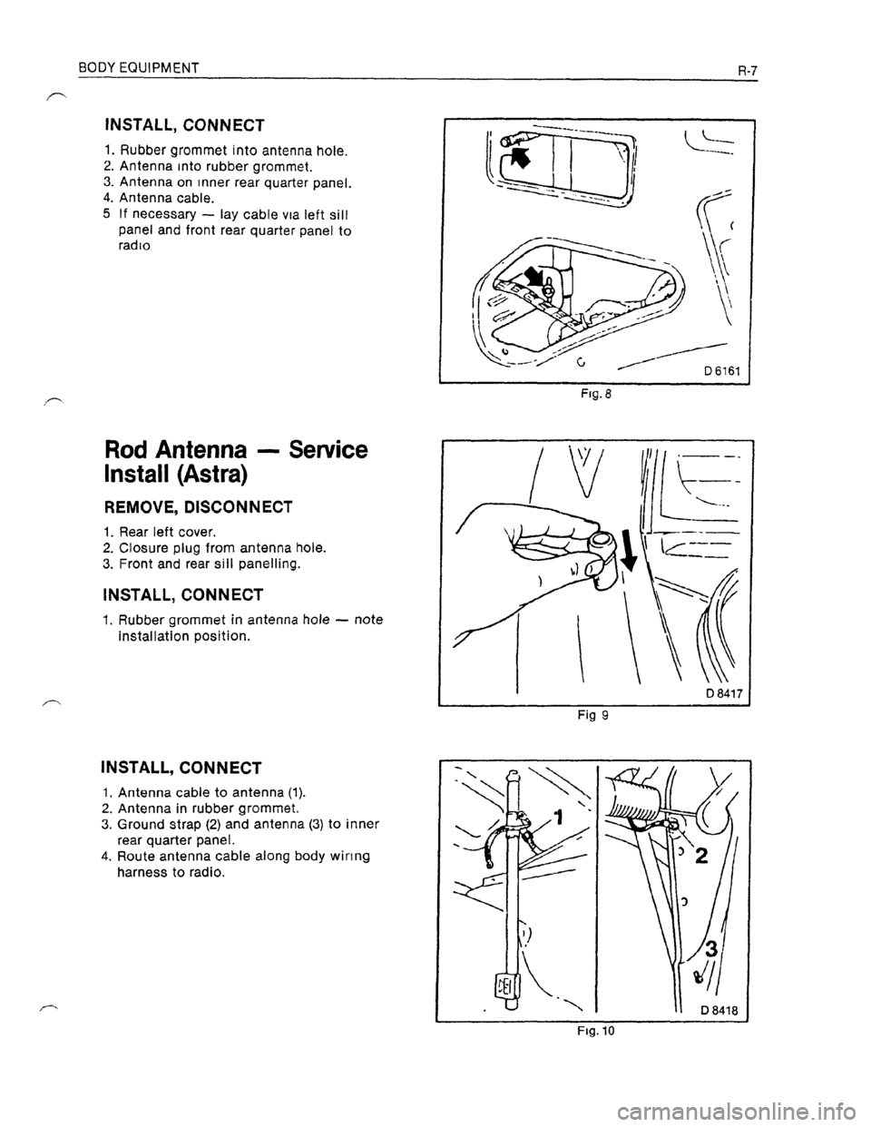 OPEL KADETT 1991  Electronic Workshop Manual Downloaded from www.Manualslib.com manuals search engine   