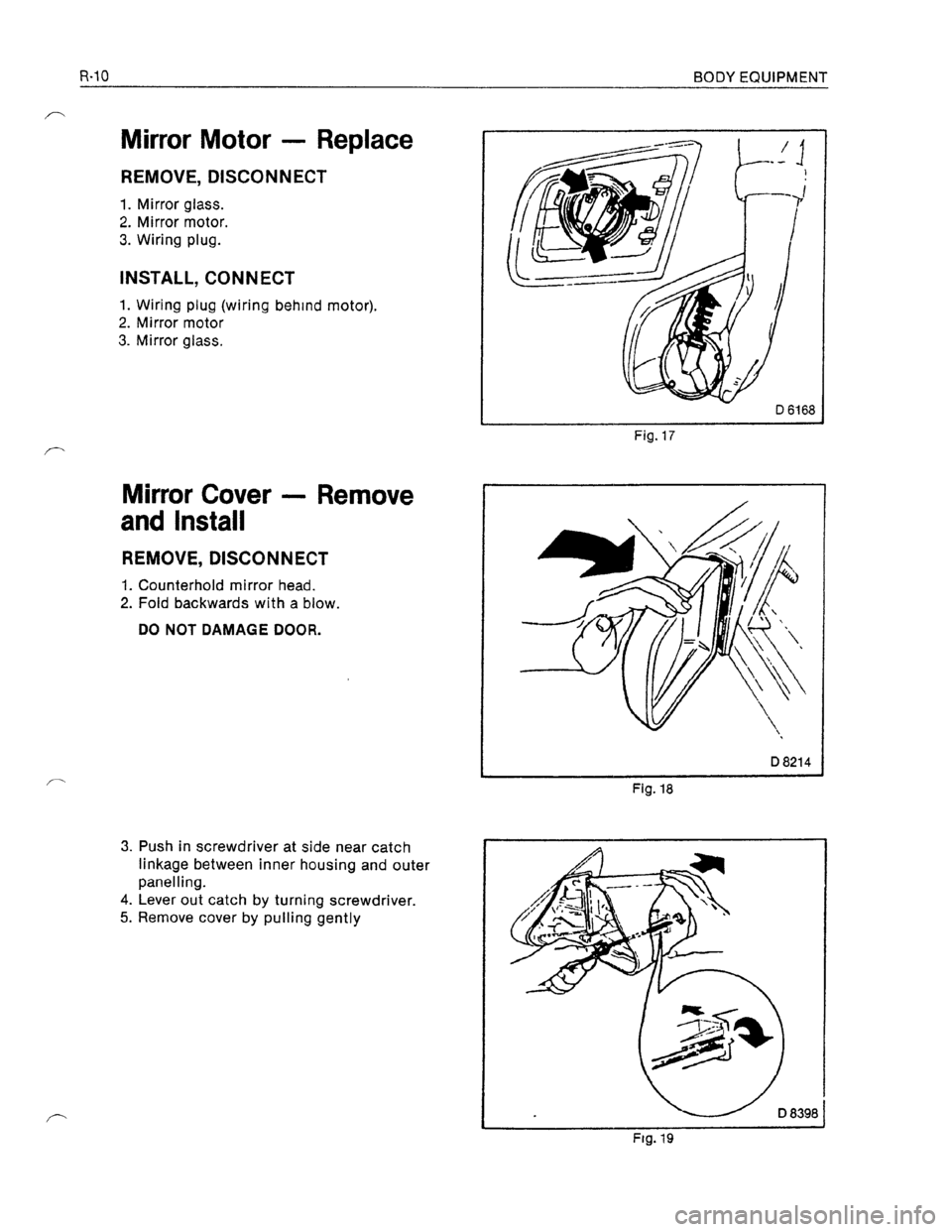 OPEL KADETT 1991  Electronic Workshop Manual Downloaded from www.Manualslib.com manuals search engine   