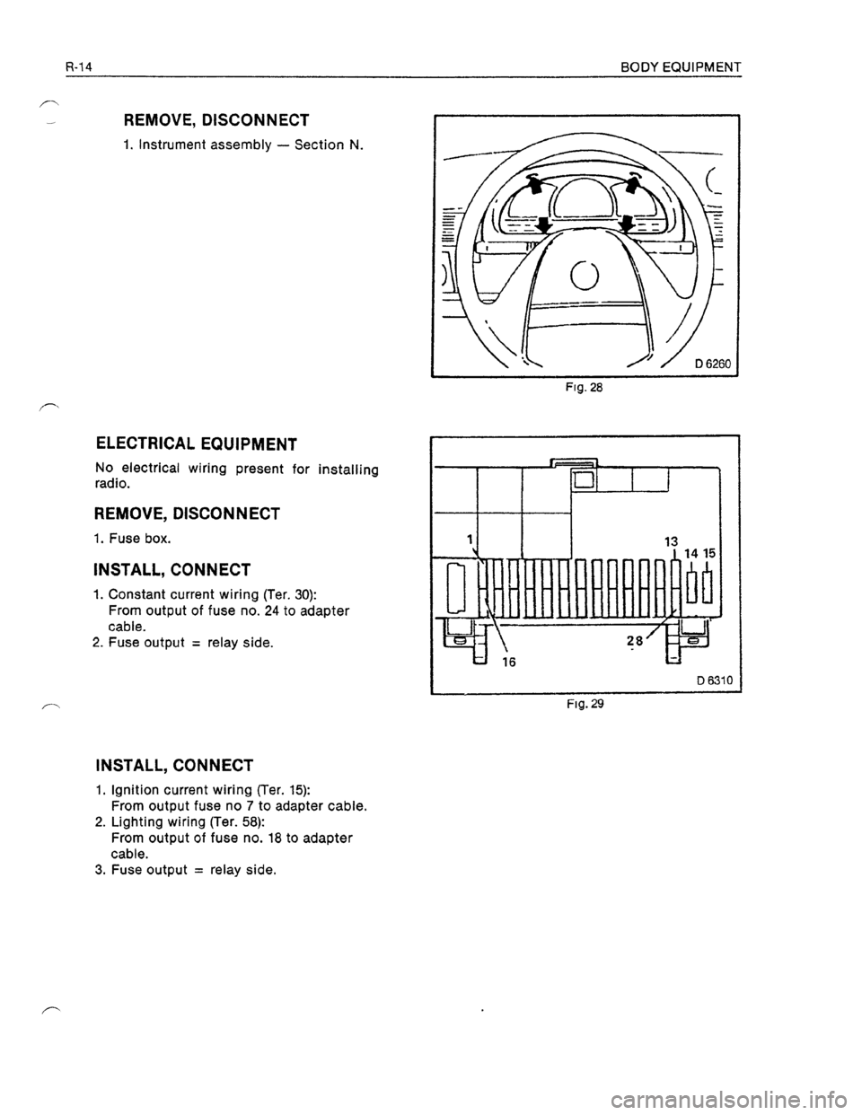 OPEL KADETT 1991  Electronic Workshop Manual Downloaded from www.Manualslib.com manuals search engine   