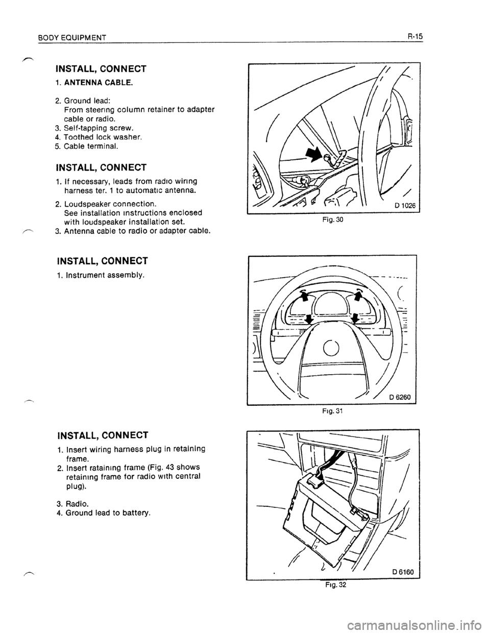OPEL KADETT 1991  Electronic Workshop Manual Downloaded from www.Manualslib.com manuals search engine   