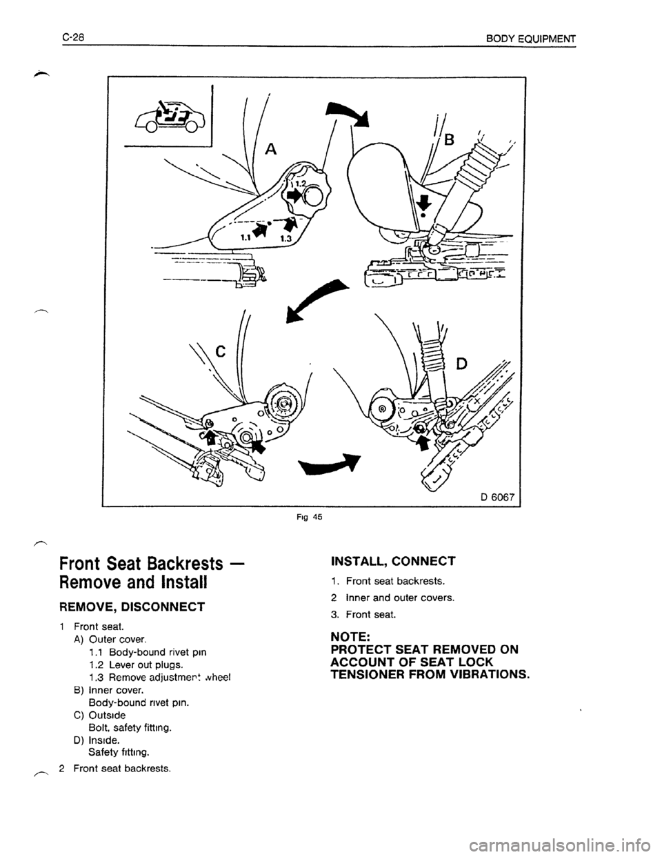 OPEL KADETT 1991 Electronic Owners Manual Downloaded from www.Manualslib.com manuals search engine OPEL KADETT 1991 Electronic Owners Manual Downloaded from www.Manualslib.com manuals search engine