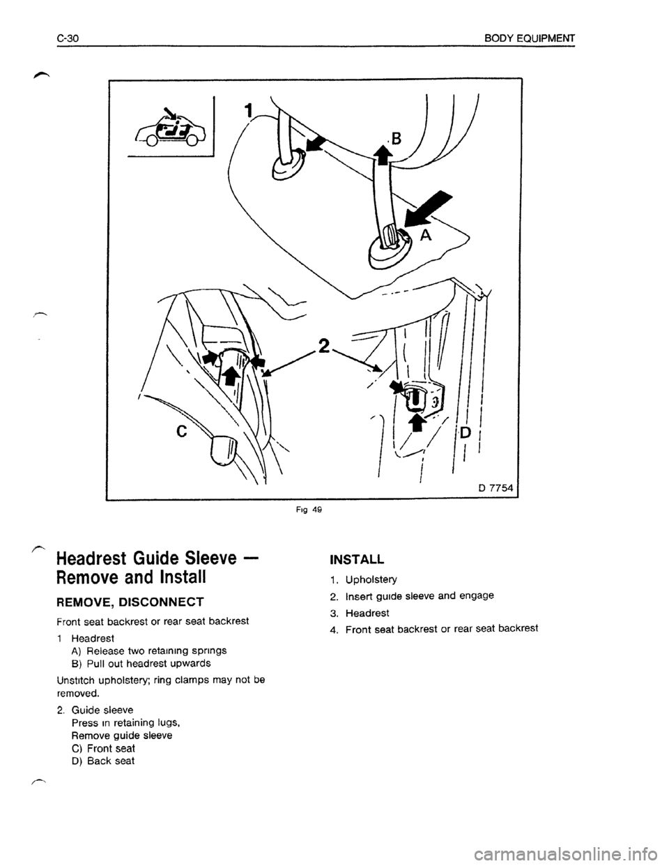 OPEL KADETT 1991 Electronic Owners Manual Downloaded from www.Manualslib.com manuals search engine OPEL KADETT 1991 Electronic Owners Manual Downloaded from www.Manualslib.com manuals search engine
