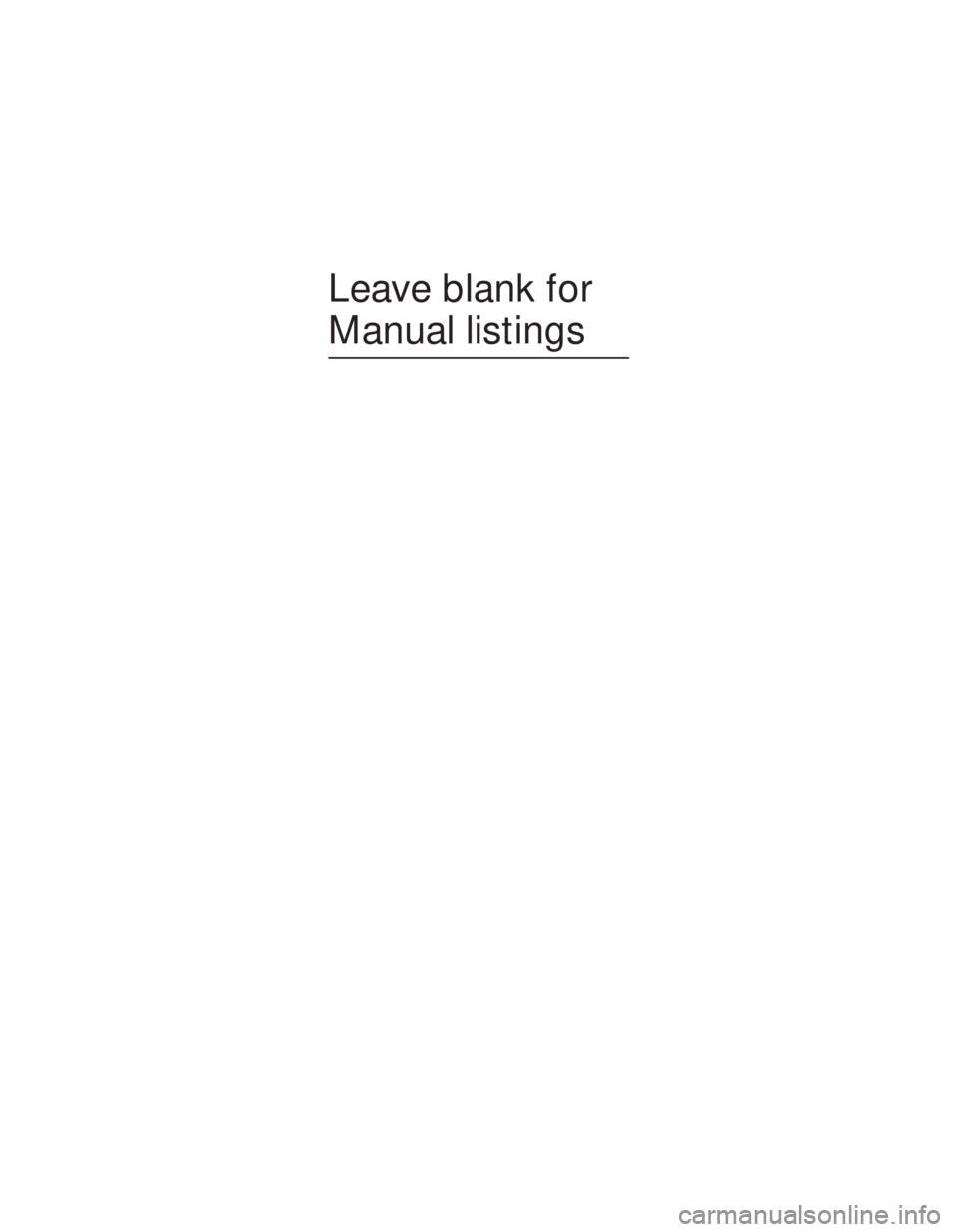 OPEL VECTRA 1988 Service Repair Manual Leave blank for
Manual listings OPEL VECTRA 1988 Service Repair Manual Leave blank for
Manual listings
