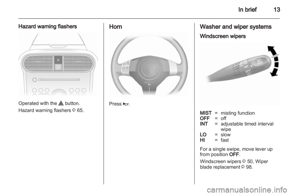 OPEL AGILA 2010 User Guide 