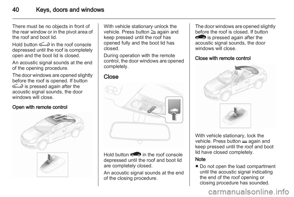 OPEL ASTRA TWINTOP 2011 Owners Guide OPEL ASTRA TWINTOP 2011 Owners Guide