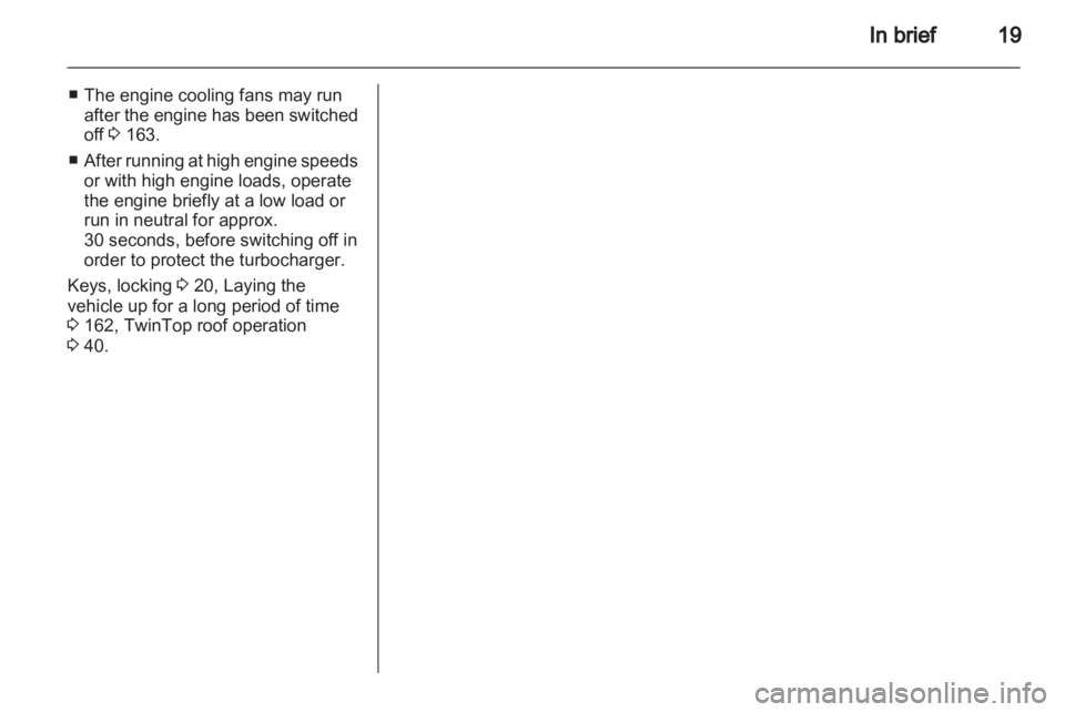 OPEL ASTRA TWINTOP 2012 User Guide OPEL ASTRA TWINTOP 2012 User Guide