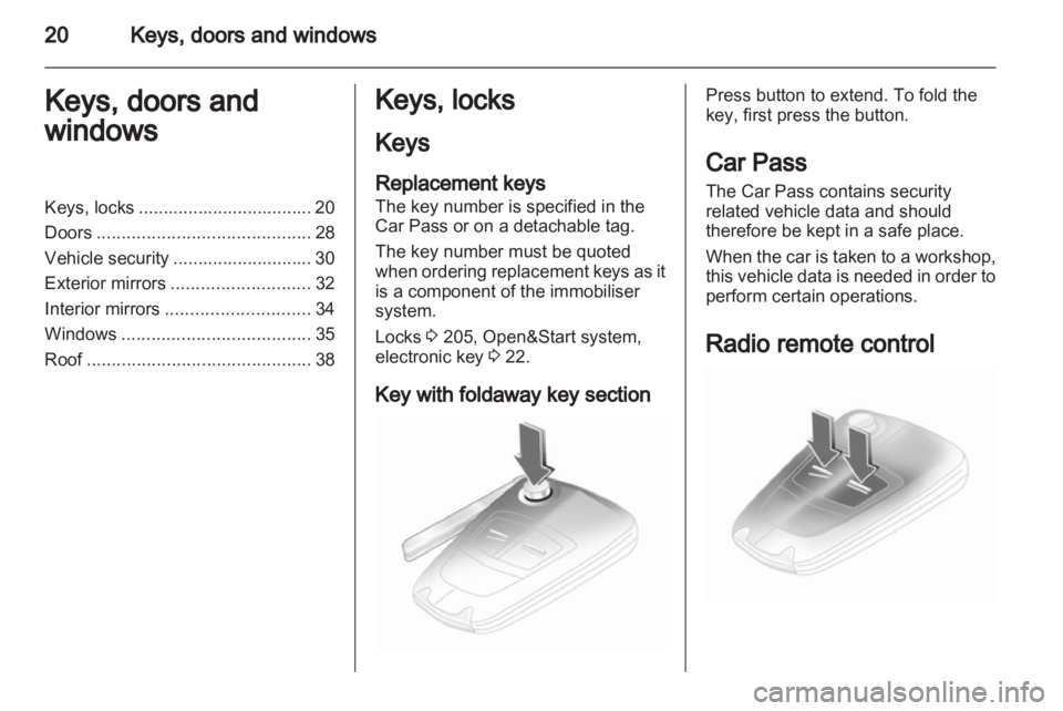 OPEL ASTRA TWINTOP 2012 User Guide OPEL ASTRA TWINTOP 2012 User Guide