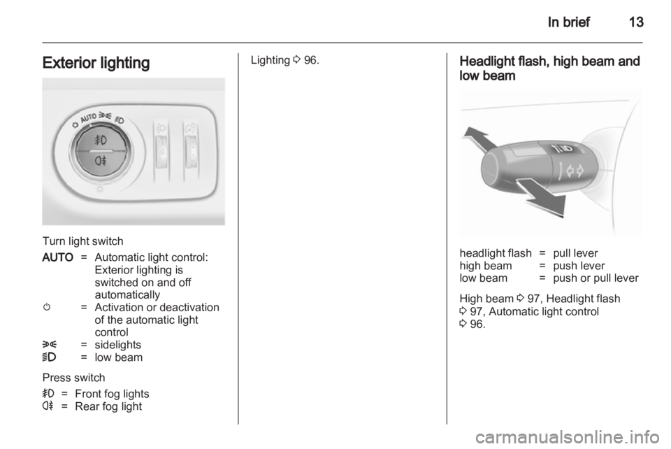OPEL CORSA 2014 User Guide OPEL CORSA 2014 User Guide