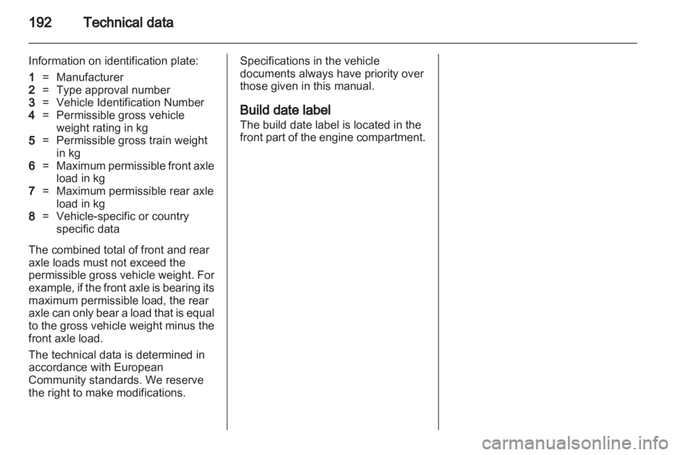 OPEL CORSA 2014 Owners Manual OPEL CORSA 2014 Owners Manual