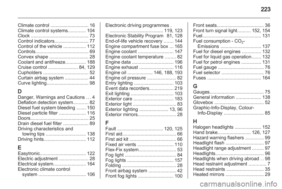 OPEL CORSA 2014 Owners Manual OPEL CORSA 2014 Owners Manual
