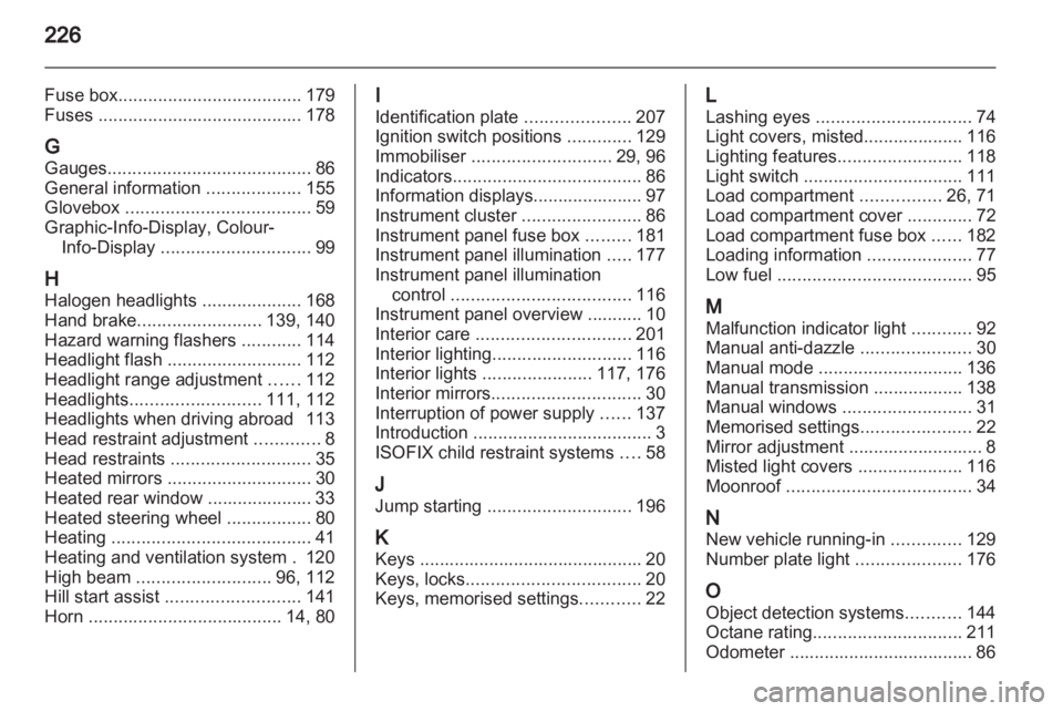 OPEL MERIVA 2014 Owners Manual OPEL MERIVA 2014 Owners Manual