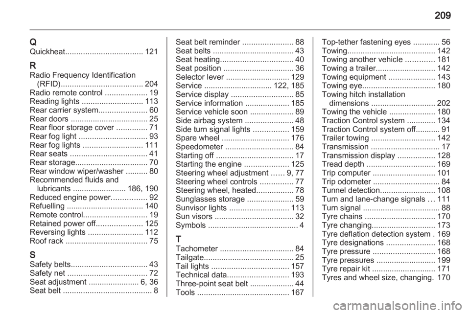 OPEL TIGRA 2009  Owners Manual 