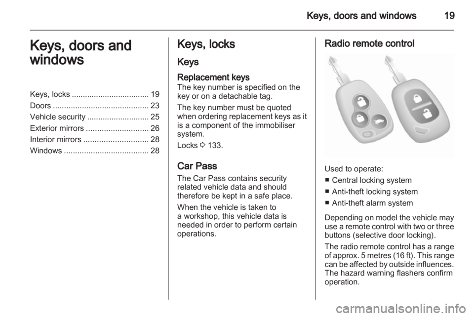 OPEL VIVARO 2010 User Guide OPEL VIVARO 2010 User Guide