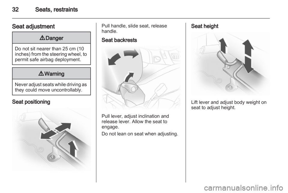 OPEL VIVARO 2010 Owners Guide OPEL VIVARO 2010 Owners Guide