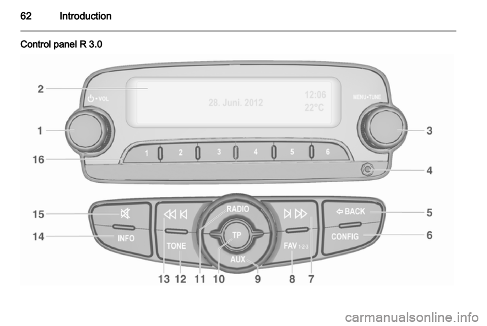 VAUXHALL ADAM 2013 Infotainment system VAUXHALL ADAM 2013 Infotainment system