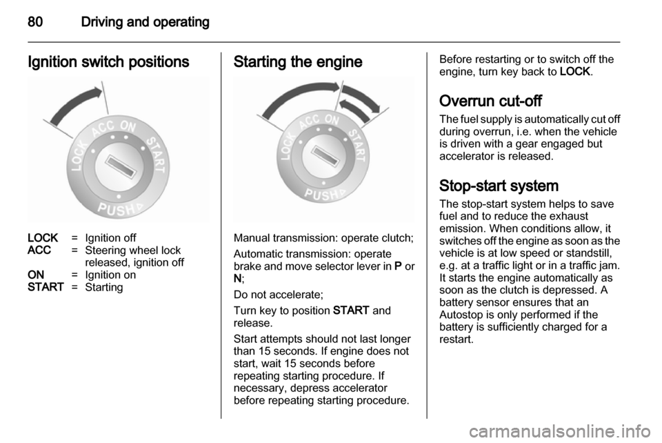 VAUXHALL AGILA 2013 Manual Online VAUXHALL AGILA 2013 Manual Online