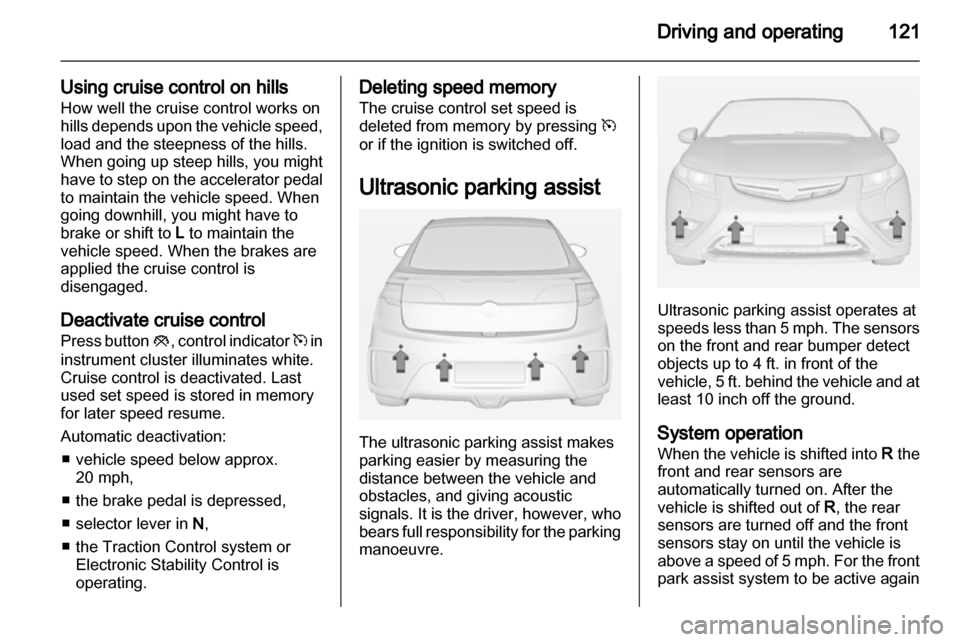 VAUXHALL AMPERA 2012 Owners Manual VAUXHALL AMPERA 2012 Owners Manual