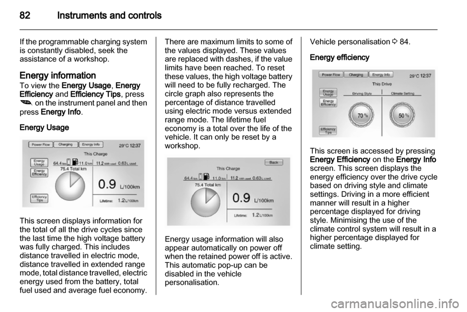 VAUXHALL AMPERA 2013 Manual Online 