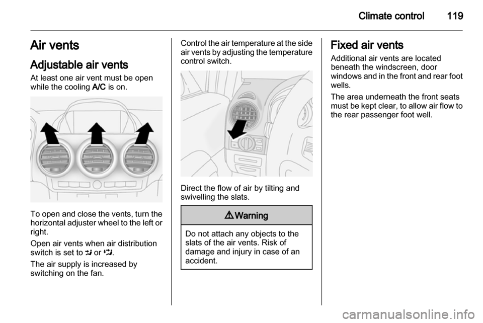 VAUXHALL ANTARA 2013.5  Owners Manual 