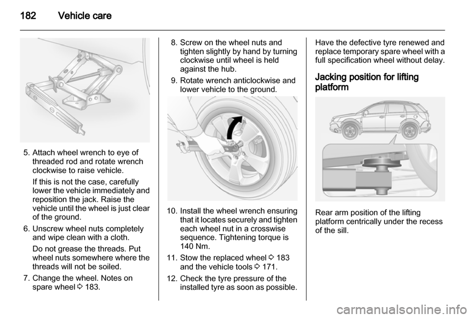 VAUXHALL ANTARA 2013.5  Owners Manual 