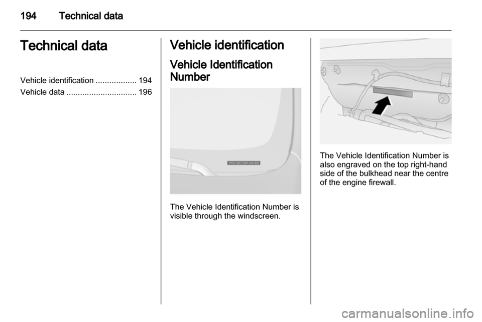 VAUXHALL ANTARA 2013.5  Owners Manual 