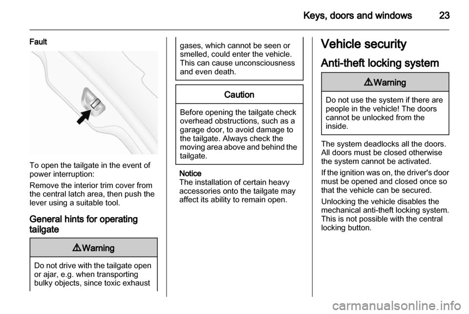 VAUXHALL ANTARA 2013.5 Owners Guide VAUXHALL ANTARA 2013.5 Owners Guide