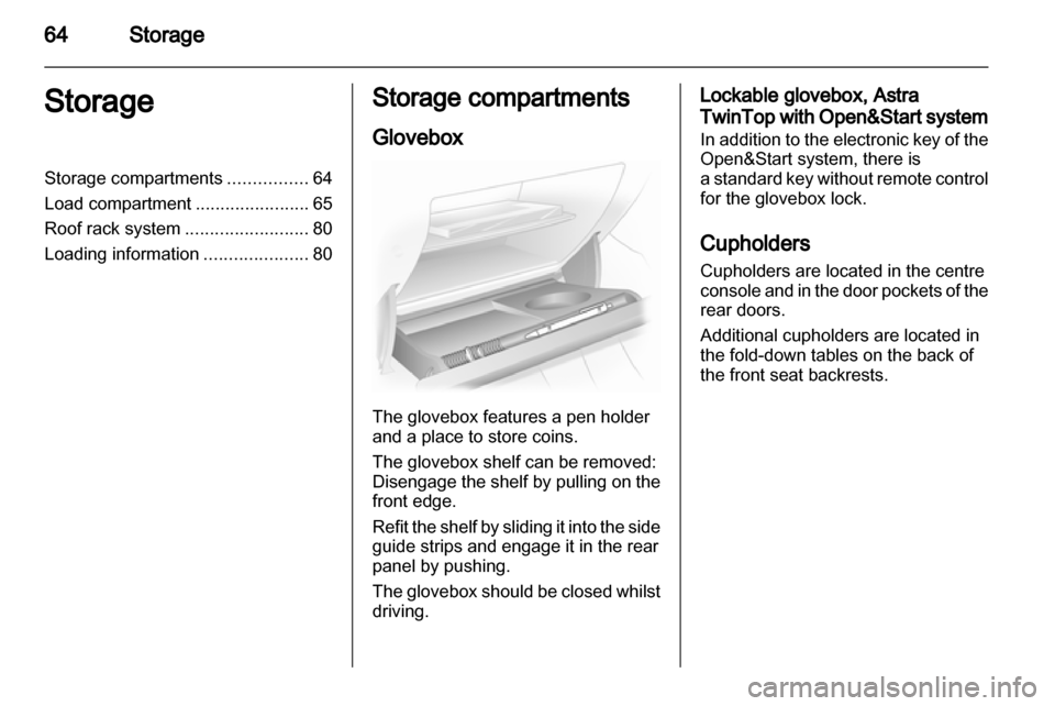 VAUXHALL ASTRA H 2010 Repair Manual 