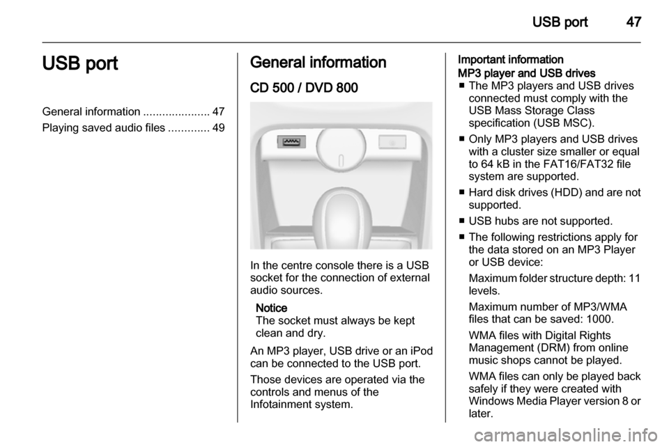 VAUXHALL ASTRA J 2011 Infotainment system VAUXHALL ASTRA J 2011 Infotainment system