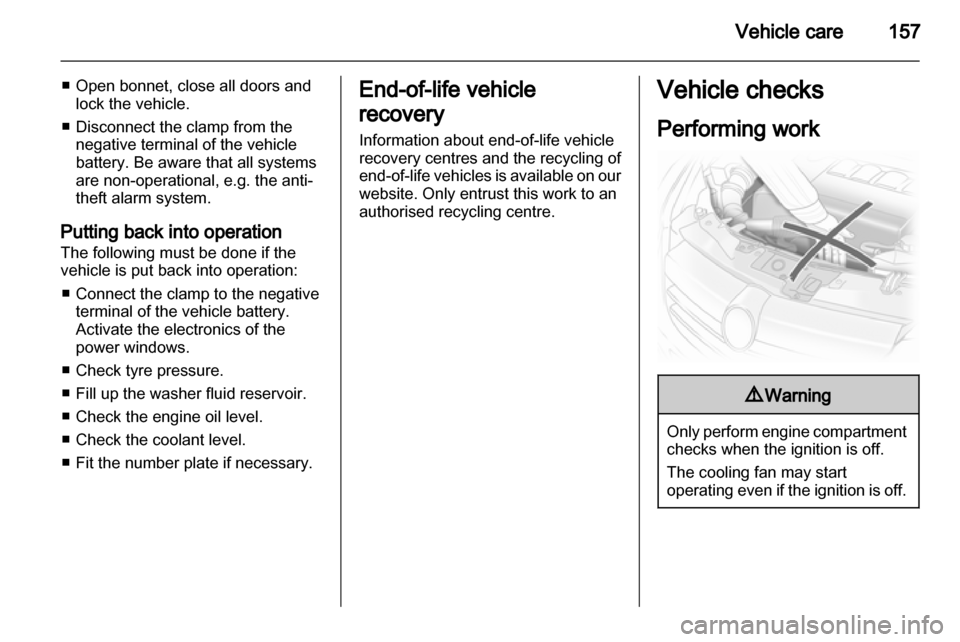 VAUXHALL ASTRA J 2013  Owners Manual 