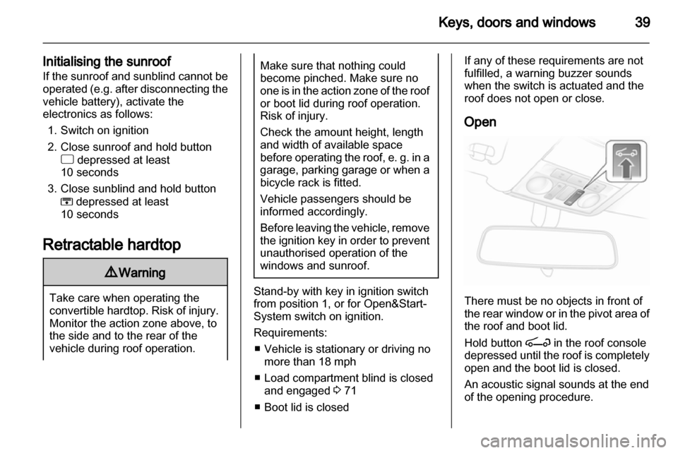 VAUXHALL ASTRA J 2013 Service Manual 